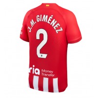 Fotballdrakt Herre Atletico Madrid Jose Gimenez #2 Hjemmedrakt 2023-24 Kortermet